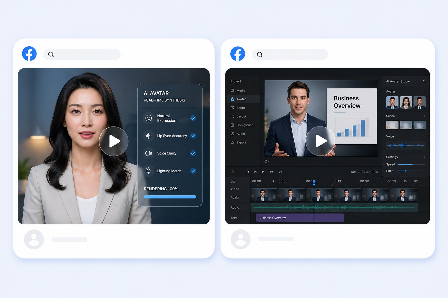 AI Spokesperson video created with AvatarCraft AI