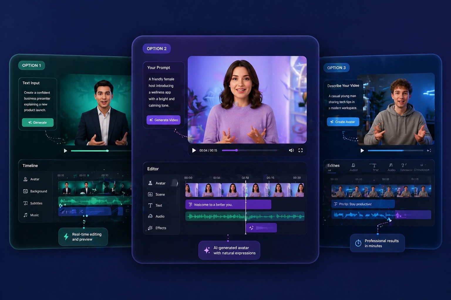 AI Avatar Generator video created with AvatarCraft AI