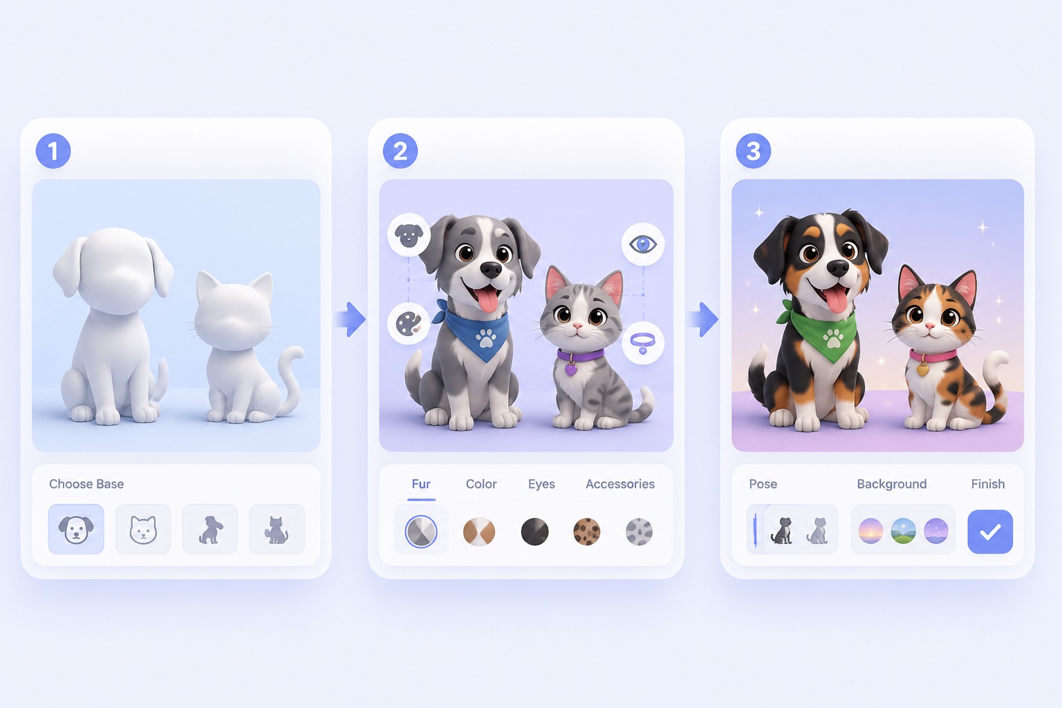 Talking Animals AI Generator created with AvatarCraft AI