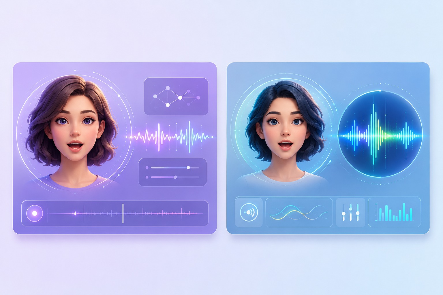 Generador de videos musicales con sincronización labial por IA que alinea las voces cantadas con la animación facial